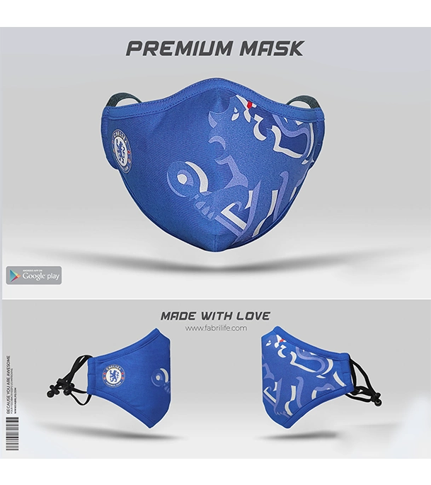 Chelsea FC Designer Edition Cotton Face Mask